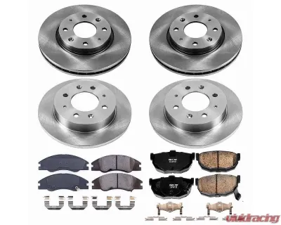 Power Stop Autospecialty Brake Kit Front & Rear Kia Spectra 2004-2009 - KOE5904