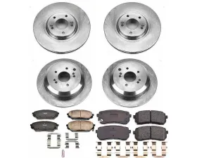 Power Stop Autospecialty Brake Kit Front & Rear Hyundai Veracruz 2007-2012
