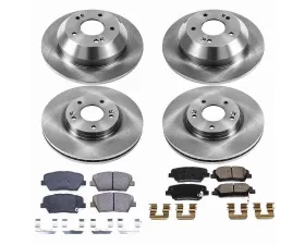 Power Stop Autospecialty Brake Kit Front & Rear Hyundai Santa Fe 2010-2012