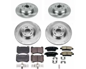Power Stop Autospecialty Brake Kit Front & Rear Hyundai Genesis 2012-2014