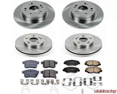 Power Stop Autospecialty Brake Kit Front & Rear Honda Accord 2011-2012 - KOE5934