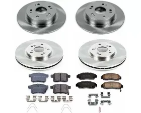 Power Stop Autospecialty Brake Kit Front & Rear Honda Accord 2011