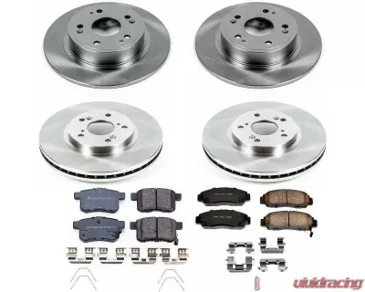 Power Stop Autospecialty Brake Kit Front & Rear Honda Accord 2011 - KOE5935