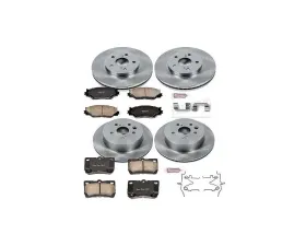 Power Stop Autospecialty Brake Kit Front & Rear Lexus IS250 2010-2013