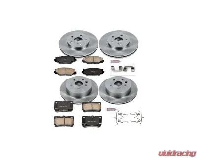 Power Stop Autospecialty Brake Kit Front & Rear Lexus IS250 2010-2013 - KOE5937