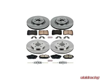 Power Stop Autospecialty Brake Kit Front & Rear Ford Mustang 2012 - KOE5942
