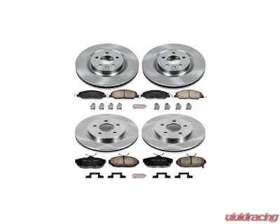 Power Stop Autospecialty Brake Kit Front & Rear Ford Mustang 2011-2014 - KOE5943