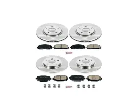 Power Stop Autospecialty Brake Kit Front & Rear Chrysler Town & Country 2012-2016