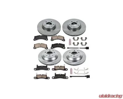Power Stop Autospecialty Brake Kit Front & Rear Porsche Cayenne 2011-2018 - KOE6050