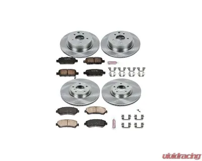 Power Stop Autospecialty Brake Kit Front & Rear Nissan Maxima 2009-2014 - KOE6075