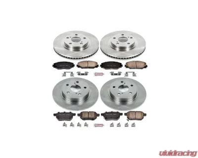 Power Stop Autospecialty Brake Kit Front & Rear Scion tC 2011-2016 - KOE6076