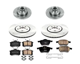 Power Stop Autospecialty Brake Kit Front & Rear Volkswagen Golf 1996-1999