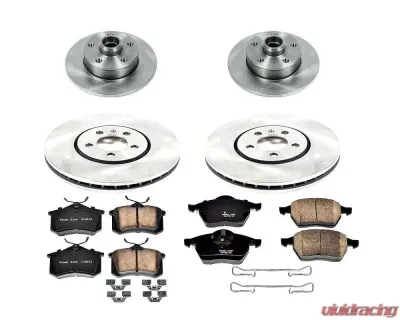 Power Stop Autospecialty Brake Kit Front & Rear Volkswagen Golf 1996-1999 - KOE608