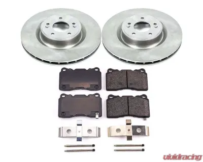 Power Stop Autospecialty Brake Kit Front Hyundai Genesis Coupe 2010-2016 - KOE6166