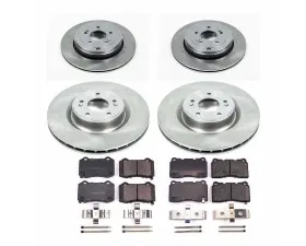 Power Stop Autospecialty Brake Kit Front & Rear Hyundai Genesis Coupe 2010-2016