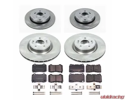 Power Stop Autospecialty Brake Kit Front & Rear Hyundai Genesis Coupe 2010-2016 - KOE6167