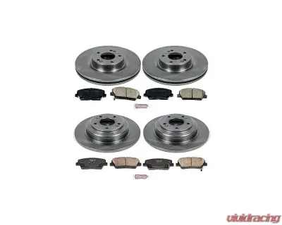 Power Stop Autospecialty Brake Kit Front & Rear Hyundai Genesis Coupe 2010-2016 - KOE6170
