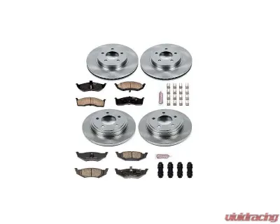 Power Stop Autospecialty Brake Kit Front & Rear Chrysler Concorde 1998-2004 - KOE6177