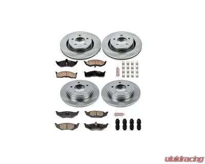 Power Stop Autospecialty Brake Kit Front & Rear Chrysler Concorde 2000-2004 - KOE6178