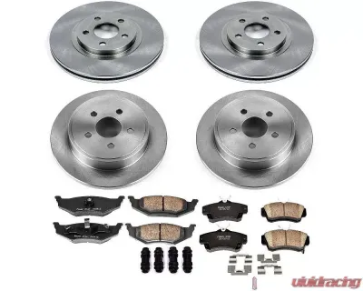 Power Stop Autospecialty Brake Kit Front & Rear Chrysler PT Cruiser 2010 - KOE6180