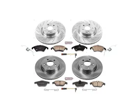Power Stop Autospecialty Brake Kit Front & Rear Mercedes-Benz C250 2012-2015