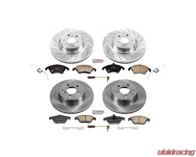 Power Stop Autospecialty Brake Kit Front & Rear Mercedes-Benz C250 2012-2015 - KOE6206