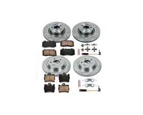 Power Stop Autospecialty Brake Kit Front & Rear Mercedes-Benz CL500 2000-2003