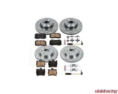 Power Stop Autospecialty Brake Kit Front & Rear Mercedes-Benz CL500 2000-2003 - KOE6211