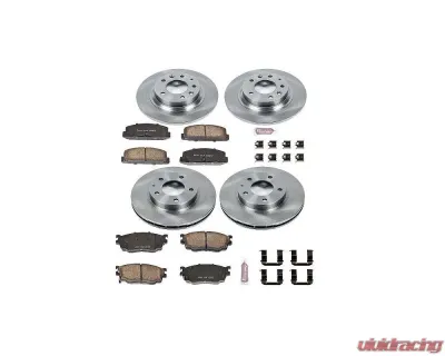 Power Stop Autospecialty Brake Kit Front & Rear Mazda Protege 2003 - KOE6243