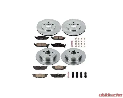 Power Stop Autospecialty Brake Kit Front & Rear Chrysler Cirrus 1995-2000 - KOE6264