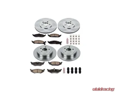 Power Stop Autospecialty Brake Kit Front & Rear Chrysler Cirrus 1995-2000 - KOE6265