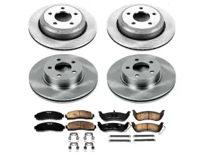 Power Stop Autospecialty Brake Kit Front & Rear Ford Ranger 2010-2011