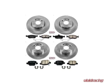 Power Stop Autospecialty Brake Kit Front & Rear Fiat 500 2012-2018 - KOE6291