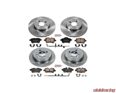 Power Stop Autospecialty Brake Kit Front & Rear Mini Cooper 2007-2010 - KOE6301