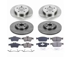 Power Stop Autospecialty Brake Kit Front & Rear Ford Focus 2013-2014