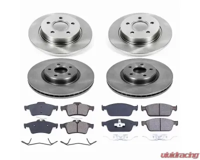 Power Stop Autospecialty Brake Kit Front & Rear Ford Focus 2013-2014 - KOE6350