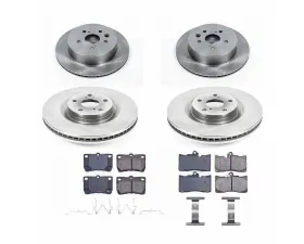 Power Stop Autospecialty Brake Kit Front & Rear Lexus GS350 2011