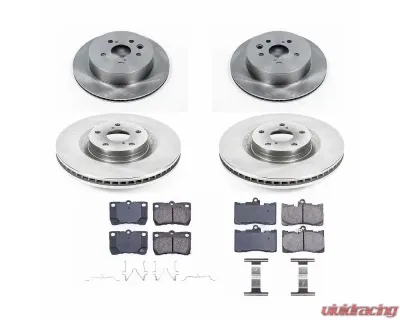 Power Stop Autospecialty Brake Kit Front & Rear Lexus GS350 2011 - KOE6354