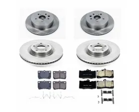 Power Stop Autospecialty Brake Kit Front & Rear Lexus IS350 2013