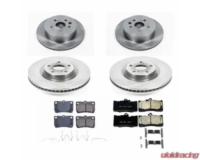 Power Stop Autospecialty Brake Kit Front & Rear Lexus IS350 2013 - KOE6356