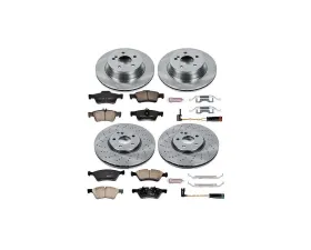 Power Stop Autospecialty Brake Kit Front & Rear Mercedes-Benz E350 2007-2009