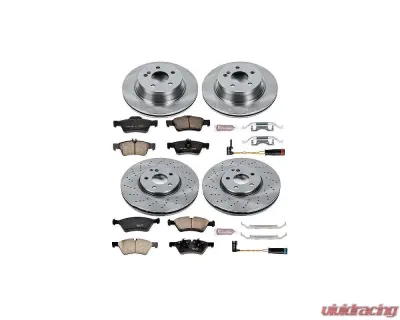 Power Stop Autospecialty Brake Kit Front & Rear Mercedes-Benz E350 2007-2009 - KOE6358