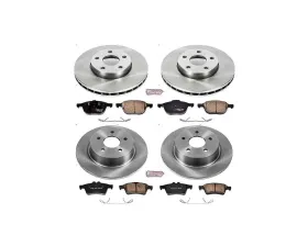 Power Stop Autospecialty Brake Kit Front & Rear Ford C-Max 2013-2018