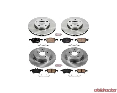 Power Stop Autospecialty Brake Kit Front & Rear Ford C-Max 2013-2018 - KOE6397