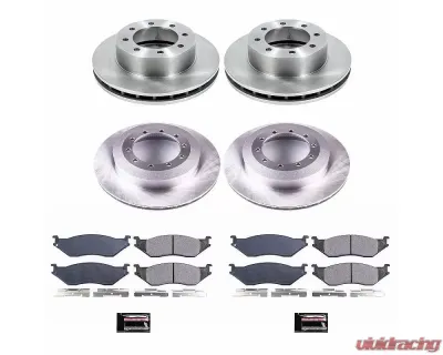 Power Stop Autospecialty Brake Kit Front & Rear Ford E-450 Super Duty 2002-2004 - KOE6408