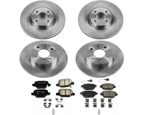 Power Stop Autospecialty Brake Kit Front & Rear Fiat 500 2012-2018