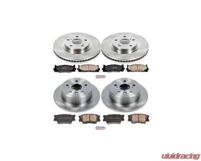 Power Stop Autospecialty Brake Kit Front & Rear Lexus ES300h 2013-2018 - KOE6480