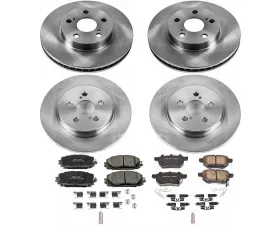 Power Stop Autospecialty Brake Kit Front & Rear Lexus CT200h 2011-2017