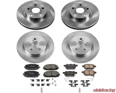 Power Stop Autospecialty Brake Kit Front & Rear Lexus CT200h 2011-2017 - KOE6487