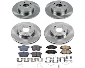Power Stop Autospecialty Brake Kit Front & Rear Honda Accord 2013-2017